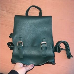Elegant Green Backpack for Women